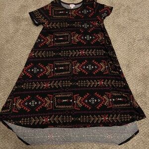 Lularoe Carly Dress Southwest Aztec Pattern Small